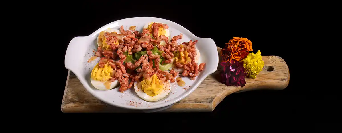 Lobster Deviled Eggs Lobster Deviled Eggs